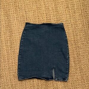 🎉3 for $15- Denim&Co. Dark Blue Pencil Skirt
